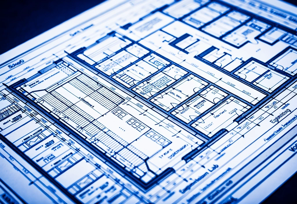Technical Blueprint Schematic